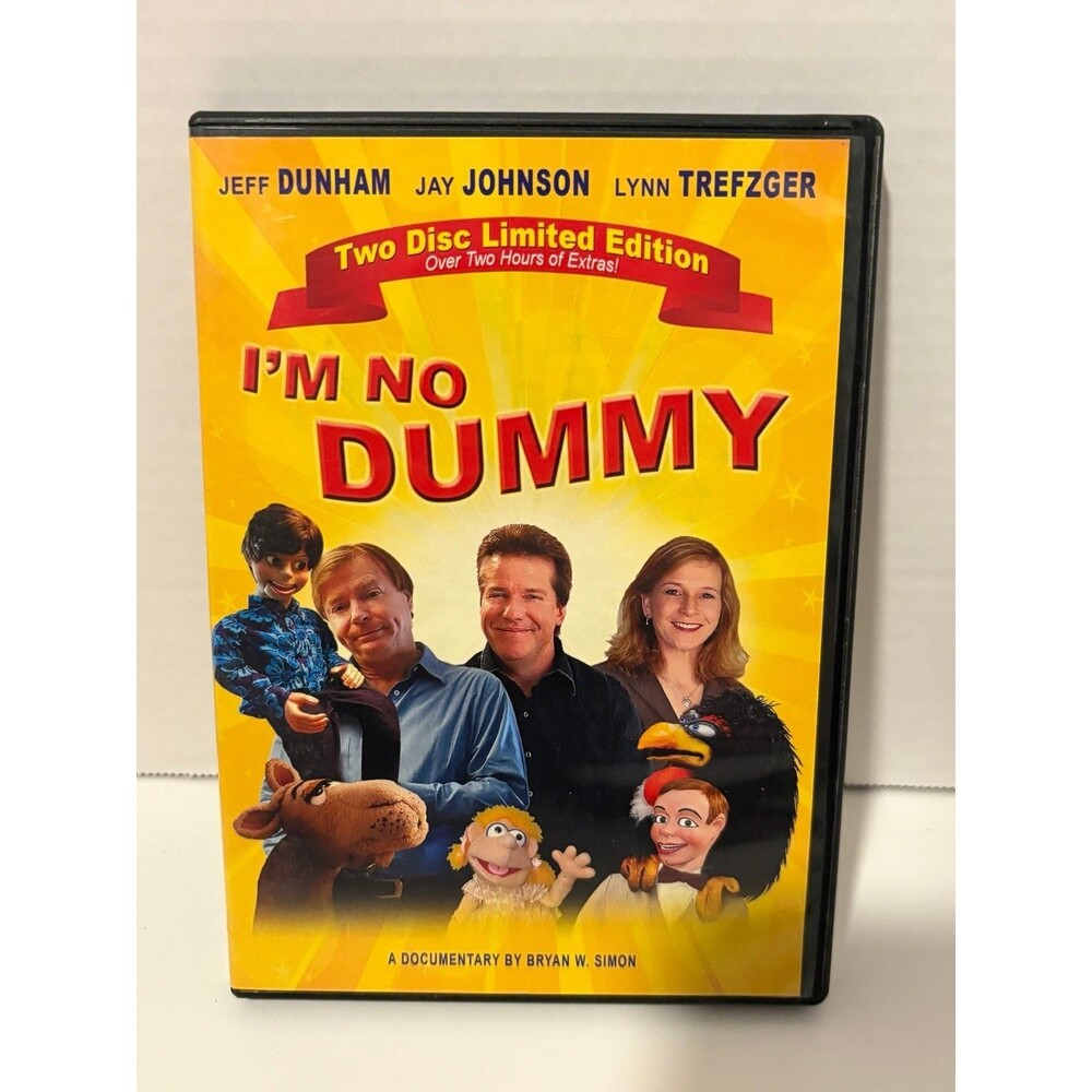 I'm No Dummy DVD 2 Disc Limited Edition Jeff Dunham Jay Johnson Ventriloquism